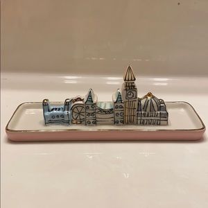 Anthropologie London Skyline Ring Dish